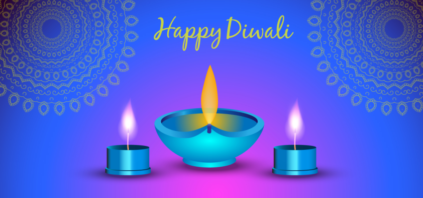 Abstract Diwali Festival Celebrations Background