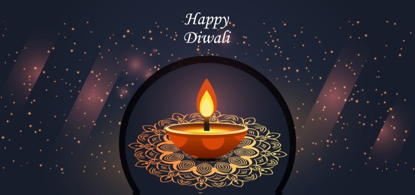 Abstract Happy Diwali Background Design