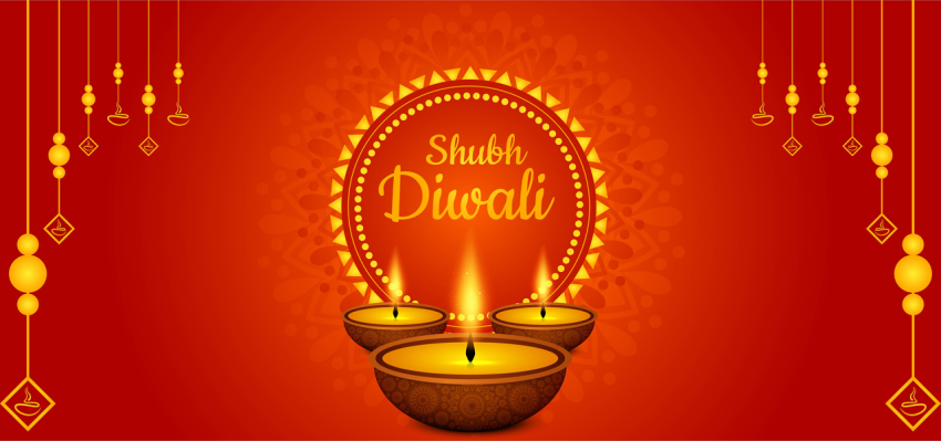 Creative Diwali Festival Template Design Vector Background