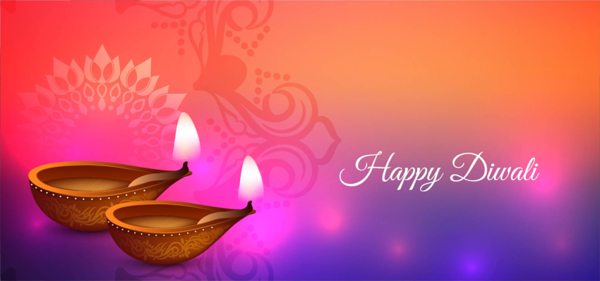 Happy Diwali Colorful Festival Background