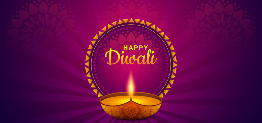 Happy Diwali Festival Celebration Background