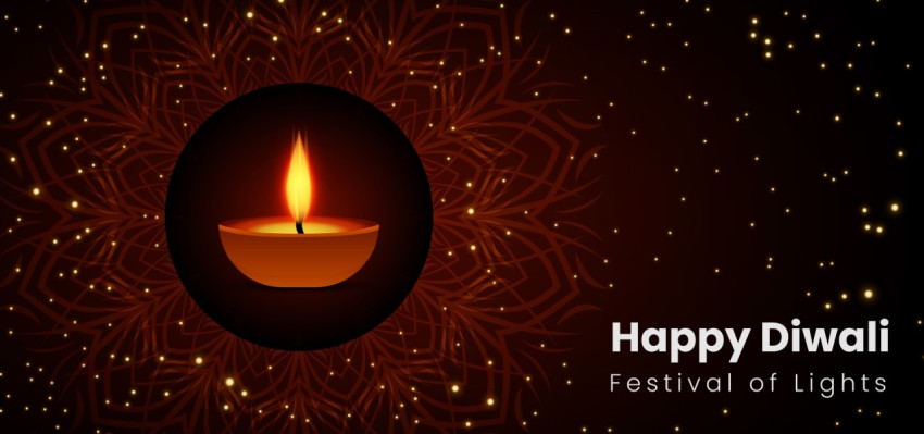 Happy Diwali Vector Background