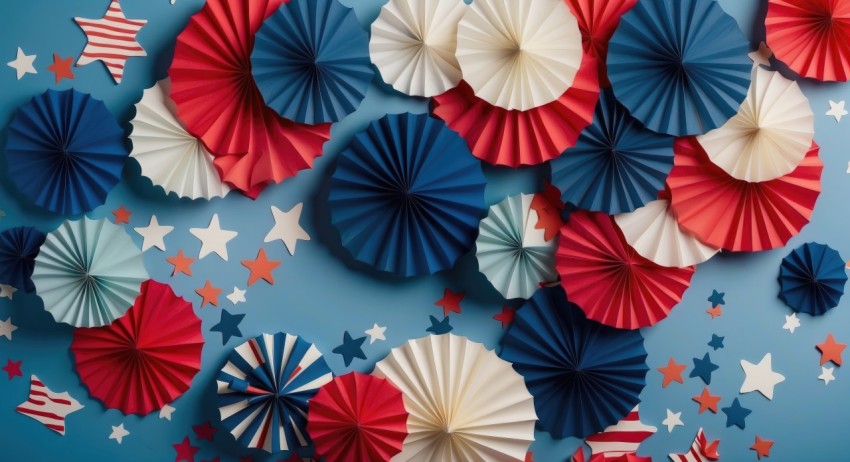 4th of July USA Presidents Day background