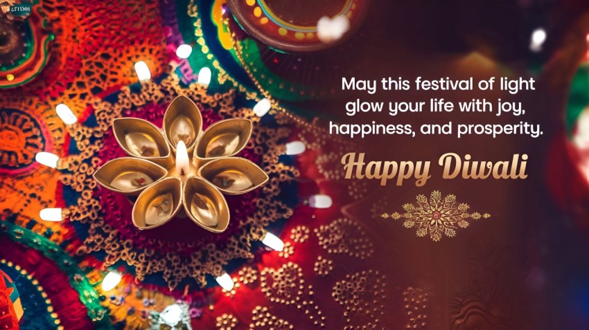 3d Bright Diwali Flowers With Illuminated Diya On Transparent Background