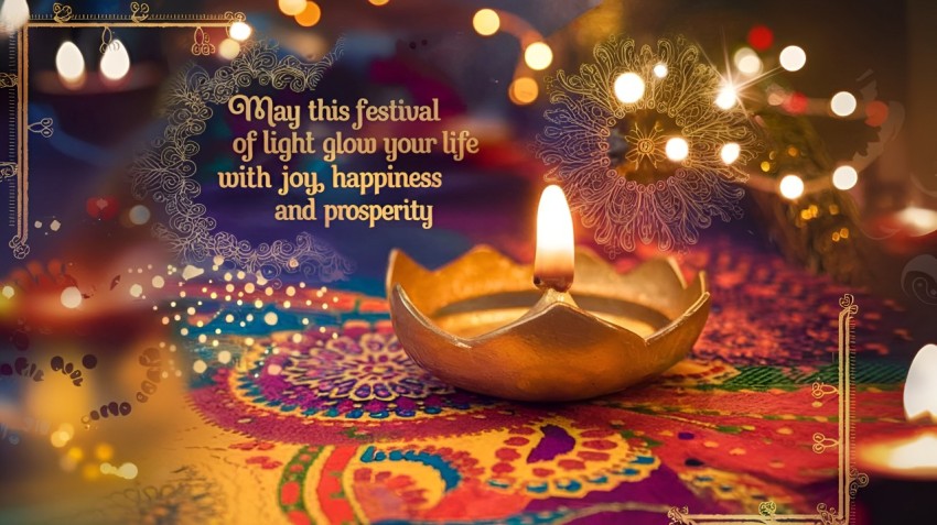 3d Elegant Diwali Diyas With Soft Candlelight On Transparent Background