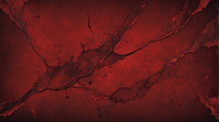 Red Paint Splashes Texture Background