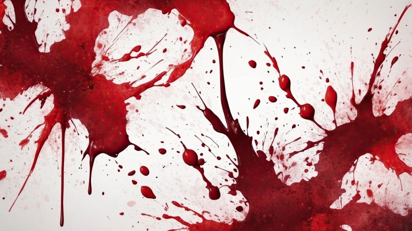 Abstract Blood Spots Spill Splatter Texture Background