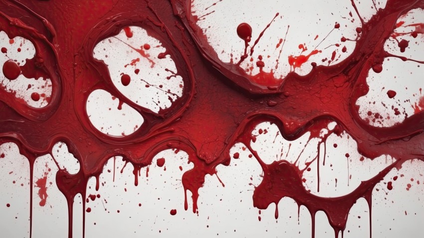 Abstract Blood Spots Spill Splatter Texture Background