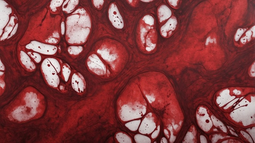 Abstract Blood Spots Spill Splatter Texture Background