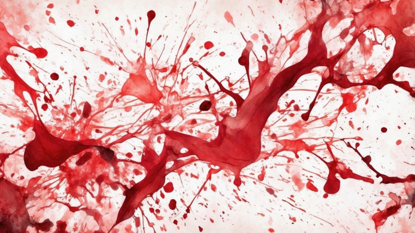 Abstract Blood Spots Spill Splatter Texture Background