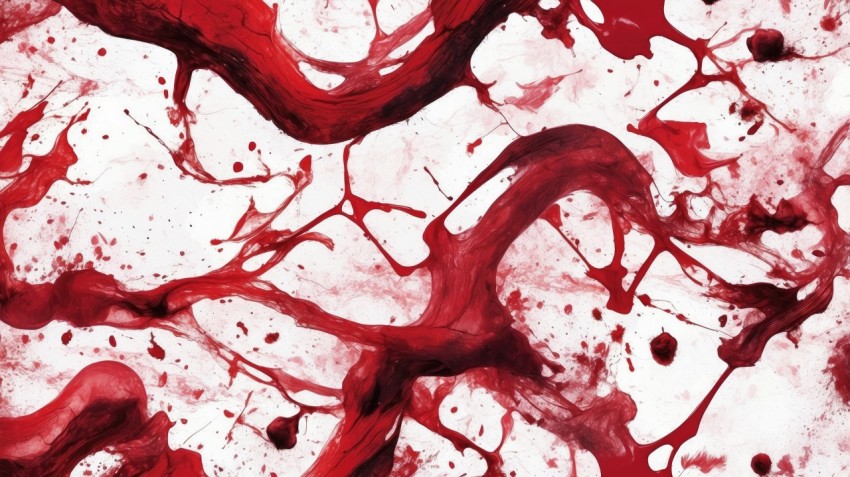 Abstract Blood Spots Spill Splatter Texture Background