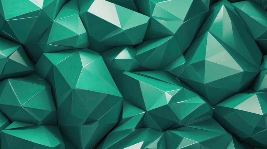 Abstract Geometric Green Texture Background Wallpaper