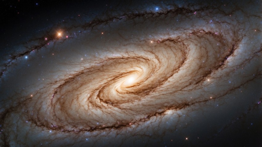 Milky Way Andromeda Galaxy Space Background