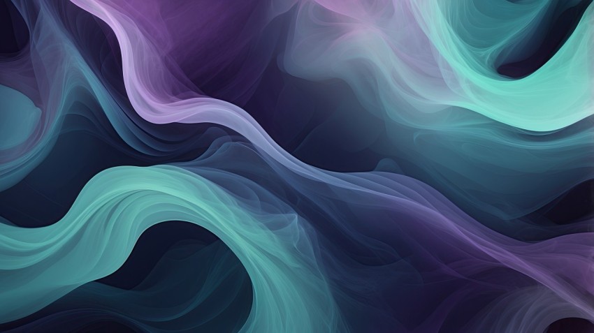 Abstract Blue And Purple Smoke Background