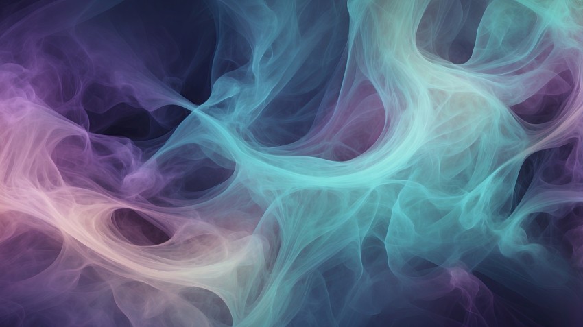 Abstract Blue And Purple Smoke Background