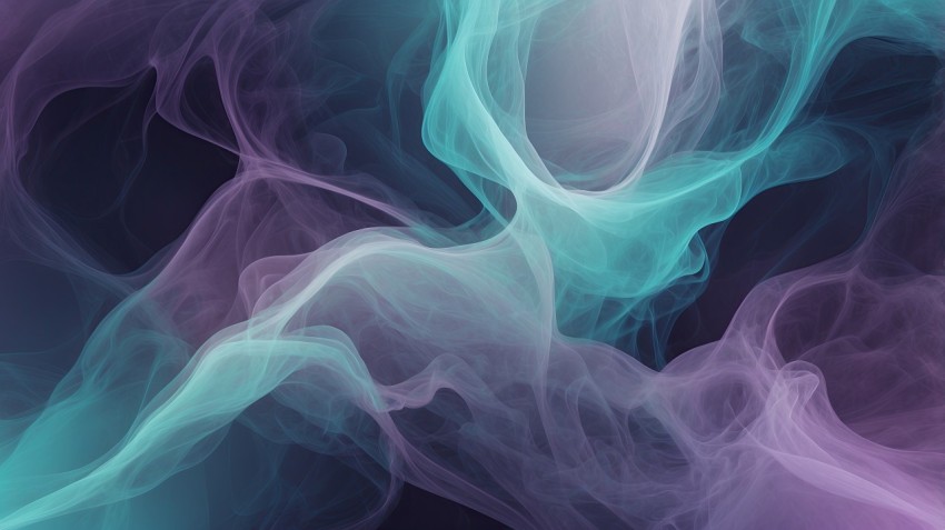 Abstract Blue And Purple Smoke Background