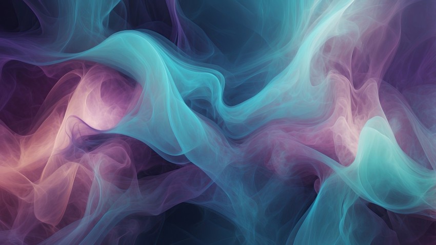 Abstract Blue And Purple Smoke Background