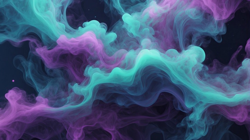 Abstract Blue And Purple Smoke Background