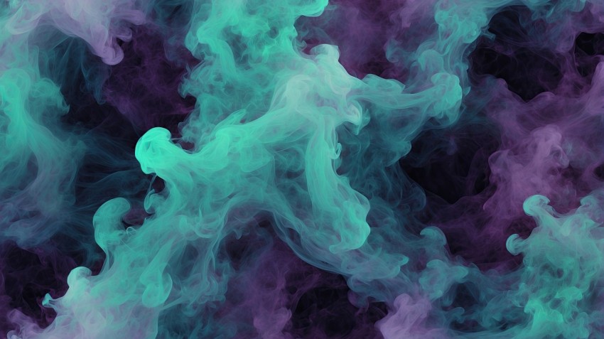 Abstract Blue And Purple Smoke Background