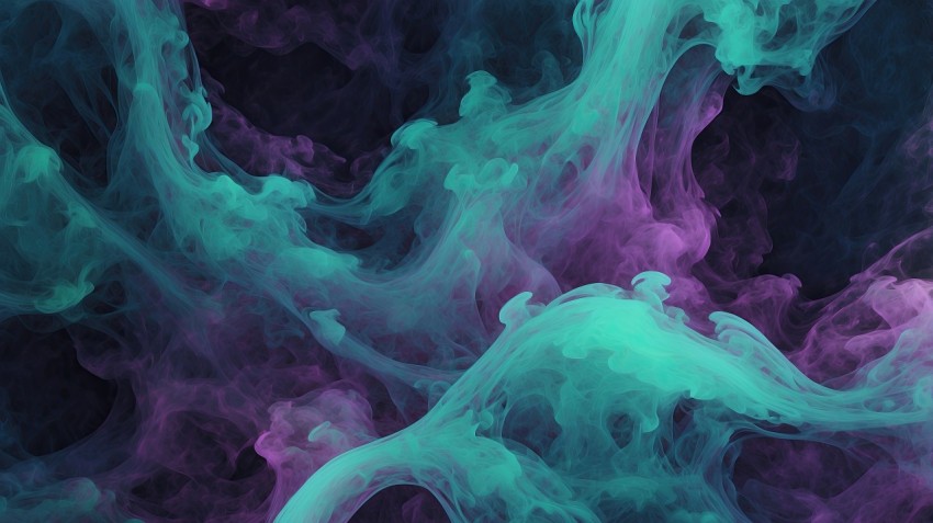 Abstract Blue And Purple Smoke Background