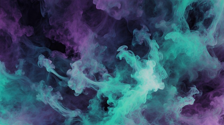 Abstract Blue And Purple Smoke Background