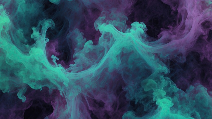 Abstract Blue And Purple Smoke Background