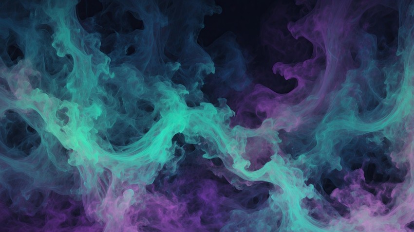 Abstract Blue And Purple Smoke Background