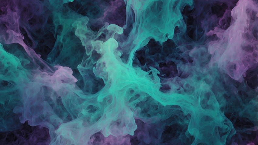 Abstract Blue And Purple Smoke Background