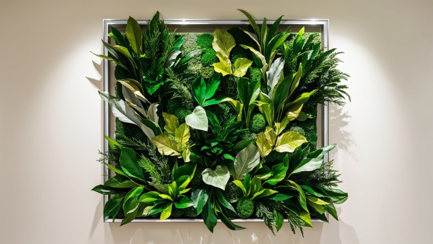 Greenery Wall Frame Background