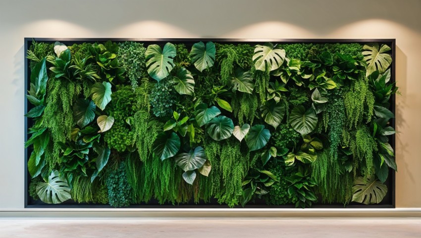 Greenery Wall Frame Background