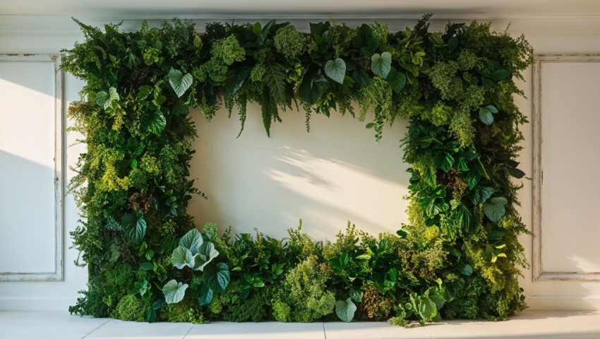 Greenery Wall Frame Background