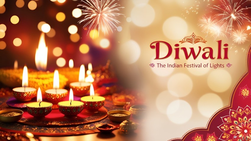 Diwali Festival Decoration Bringing Festive Warmth To Your Home Background