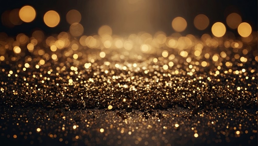 Glitter vintage lights background