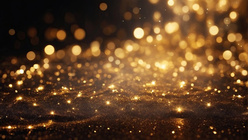 Glitter vintage lights background