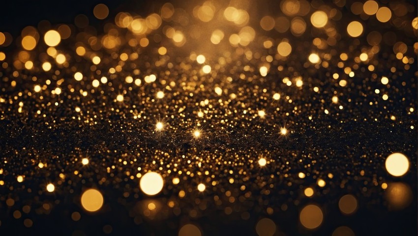 Glitter vintage lights background