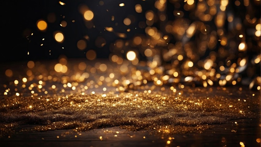 Glitter vintage lights background