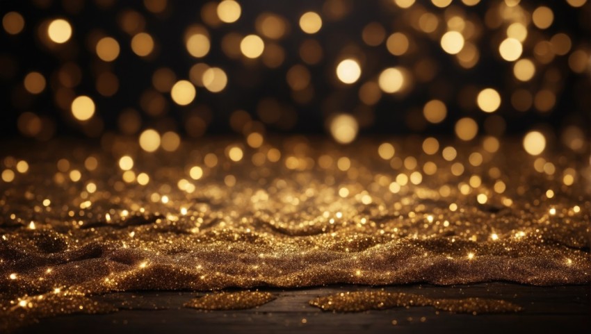 Glitter vintage lights background