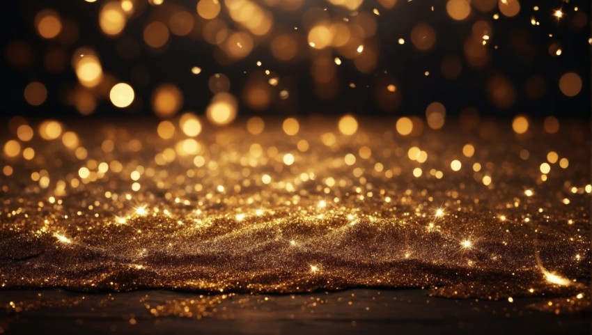 Glitter vintage lights background