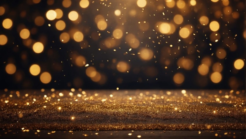 Glitter vintage lights background