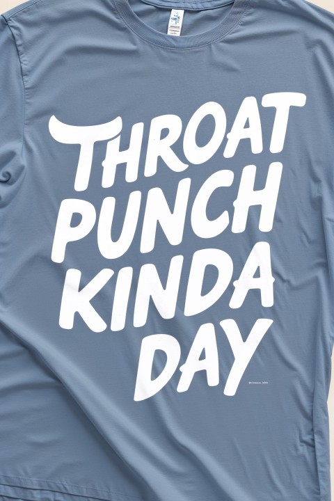 Throat Punch Kinda Day T-Shirt Mockup