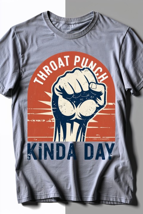 Throat Punch Kinda Day T-Shirt Mockup