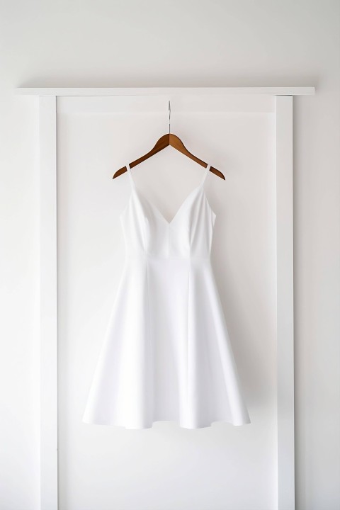 White Dress on Hanger