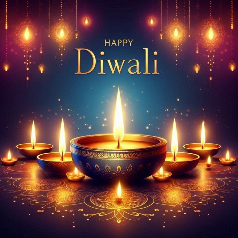 Happy Diwali Celebration Background Website Header Or Banner Design